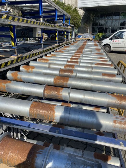 Tapete de rolos motorizados