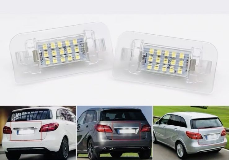 Led підсвітка подсветка номера Mercedes B- Class W242 W246 освітл мото