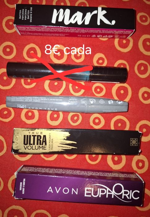 Vários produtos maquilhagem avon