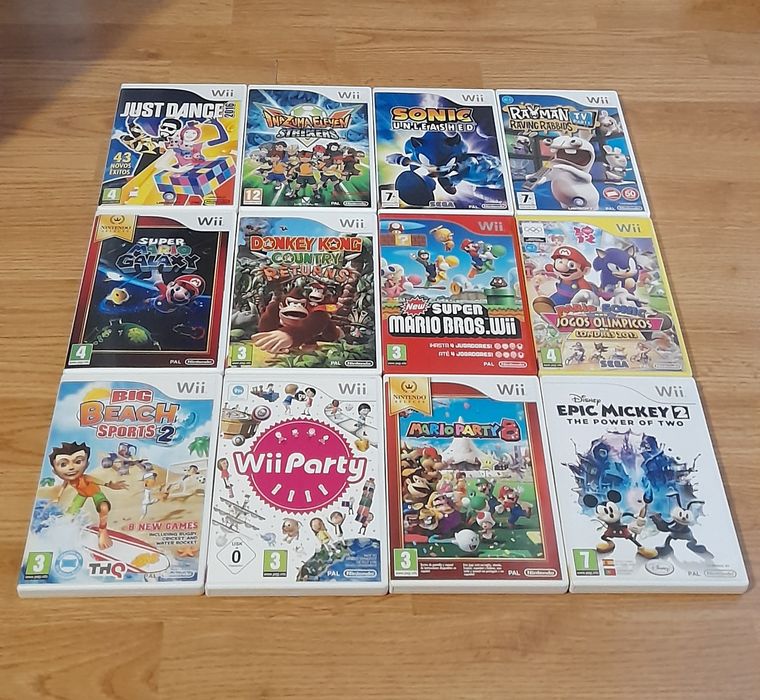 Jogos Wii Nintendo Wii/Wii U (Originais/Completos)