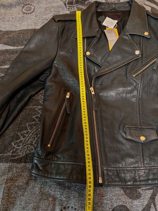 kurtka skórzana H&M ramoneska męska rozmiar 54