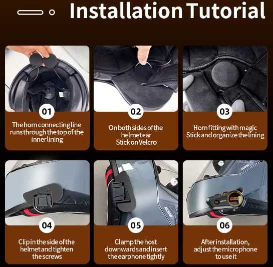 Auriculares Bluetooth Capacete