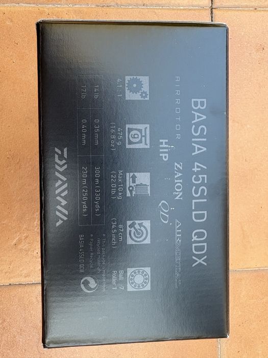Carreto pesca Daiwa Basia 45 SLD QDX