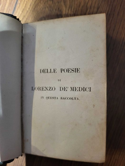 Poesie – Lorenzo de’ Medici