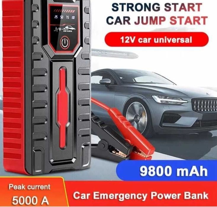 Booster do akumulatora 9800 mAh nowy w walizce