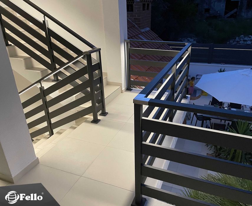 Balustrada balkonowa Classic aluminium taras balkon barierka schody