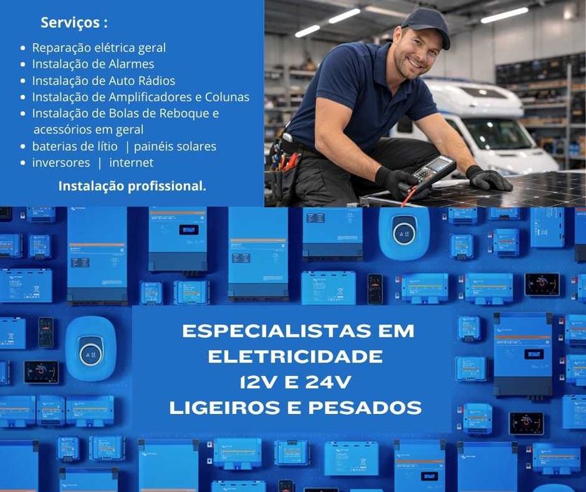 Eletricista de automóveis Ligeiros e Pesados - 12V e 24V