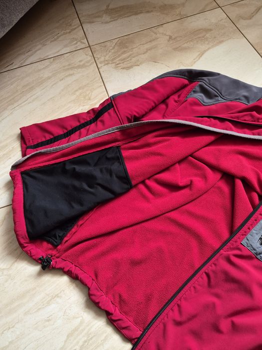 Bluza softshell czerwono szara XL 42 stedind