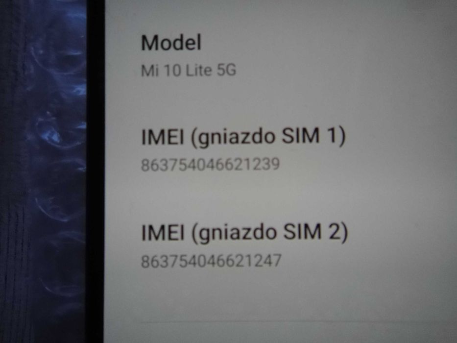 Xiaomi Mi 10 Lite 5G   128/6 GB.