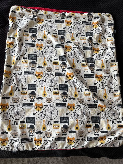 La Millou kocyk średniaka hipsterem czerwony