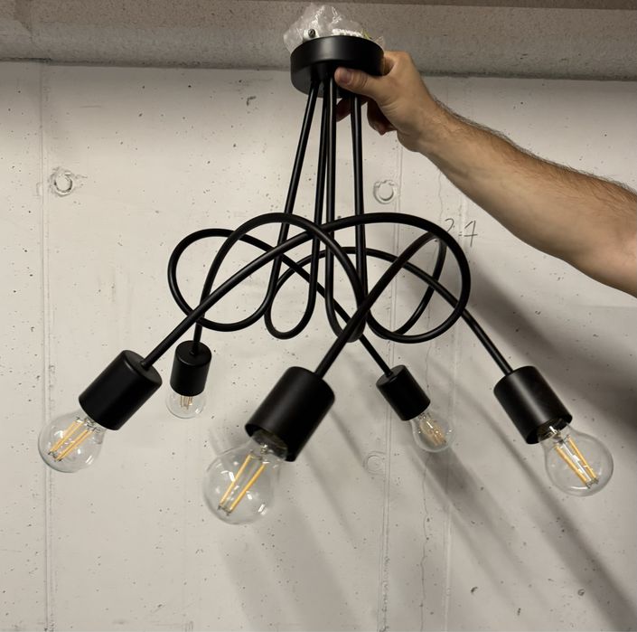 Lampa wisząca Tango z żarówkami