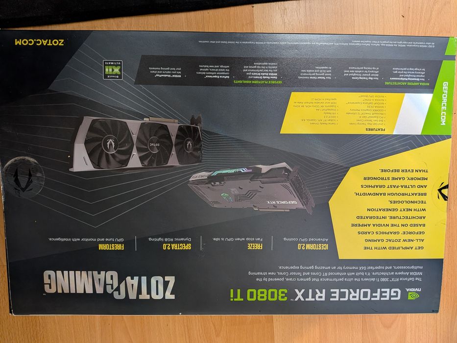RTX 3080 Ti Zotac Gaming.