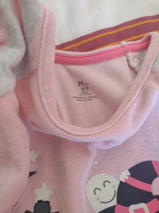 Pijamas veludos 9/10 anos