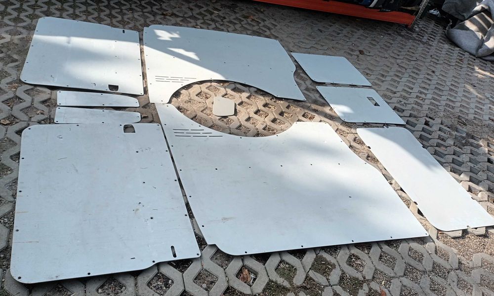 Zabudowa plastikowa paki vw t6 transporter długi