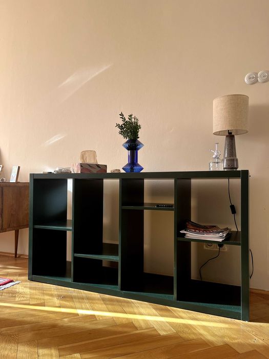 Regał Ikea Kallax zielony