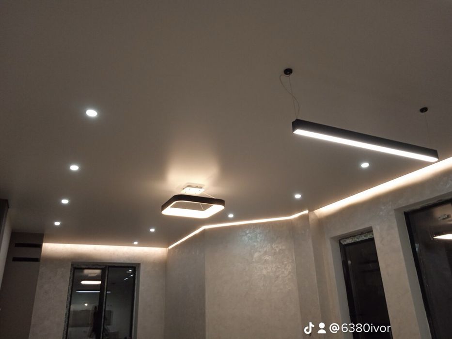 Натяжні стелі Зубра | Монтаж