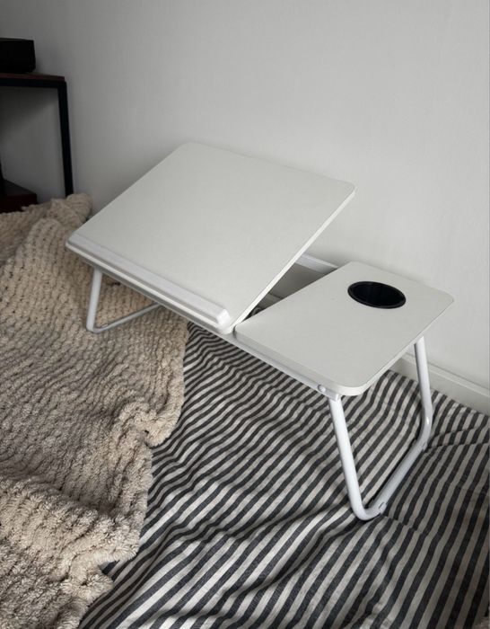 Stolik pod laptop / do łóżka - regulowany, składany - jak nowy