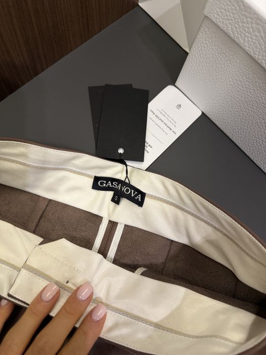 Жіночі шкіряні брюки Gasanova нові з бірками