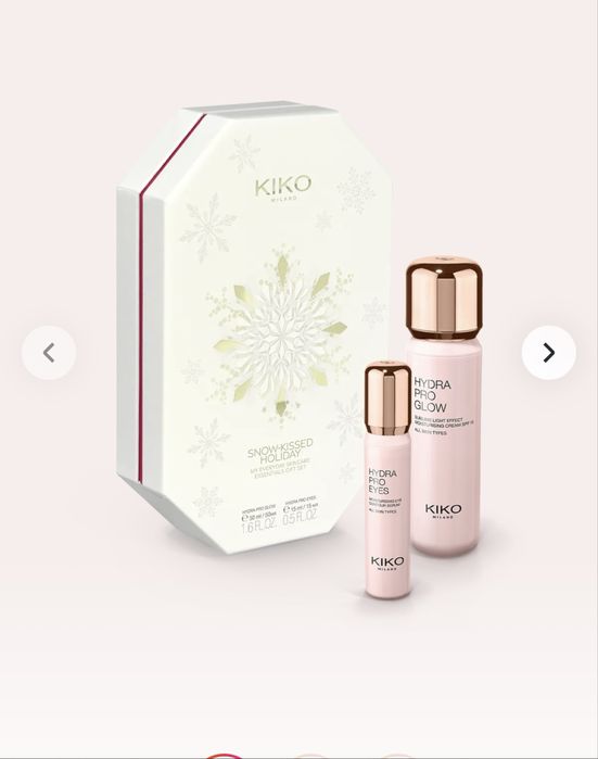 Подарунковий набір Kiko Milano туш блиск тіні