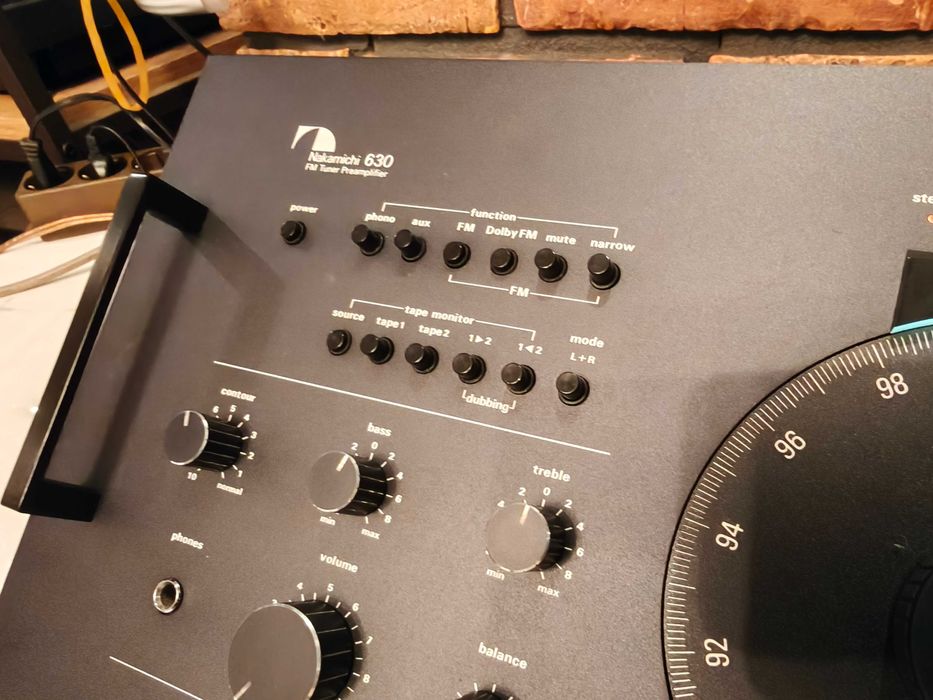 NAKAMICHI 630 ! Unikatowy przedwzmacniacz z tunerem ! HI-END