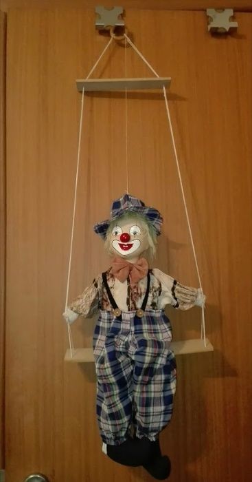 Palhaço decorativo para pendurar