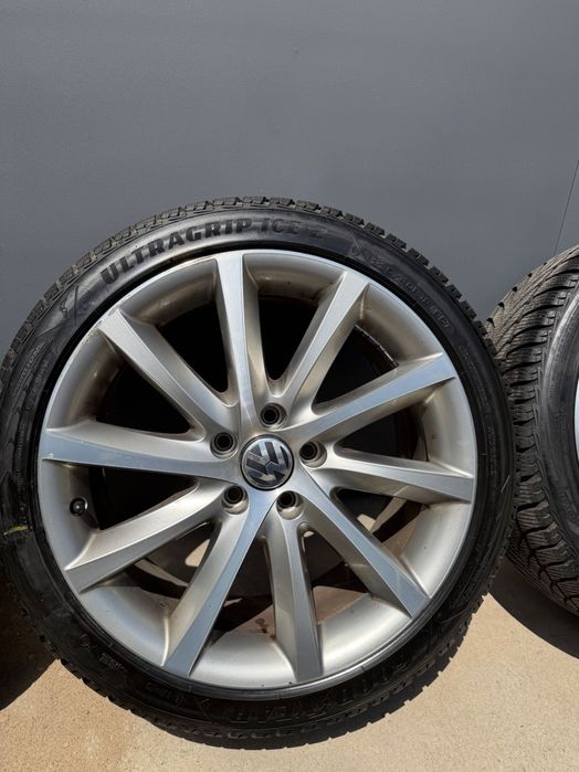 Продам диски r18 с резиной Goodyear Ultragrip Ice 2 Audi Volkswagen Seat Skoda Vag