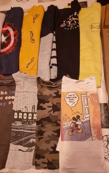 13 camisolas criança