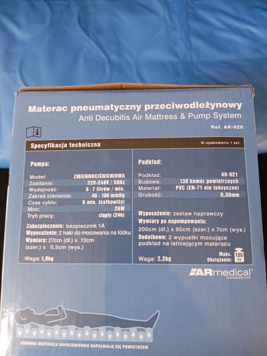 Materac przeciw-odleżynowy