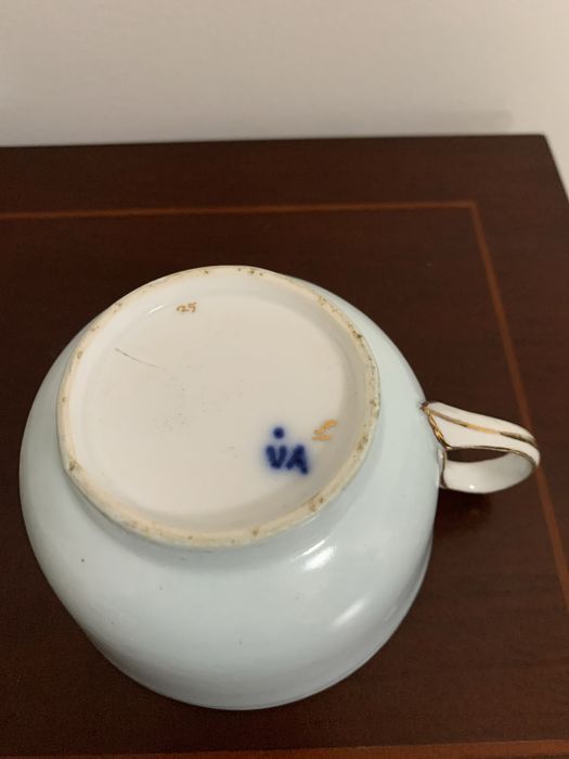 Conjunto de pequeno almoço Vista Alegre século XIX