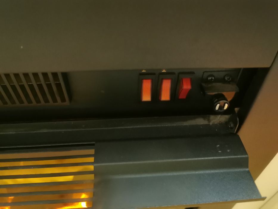 Okazja włoski barokowy kominek elektryczny