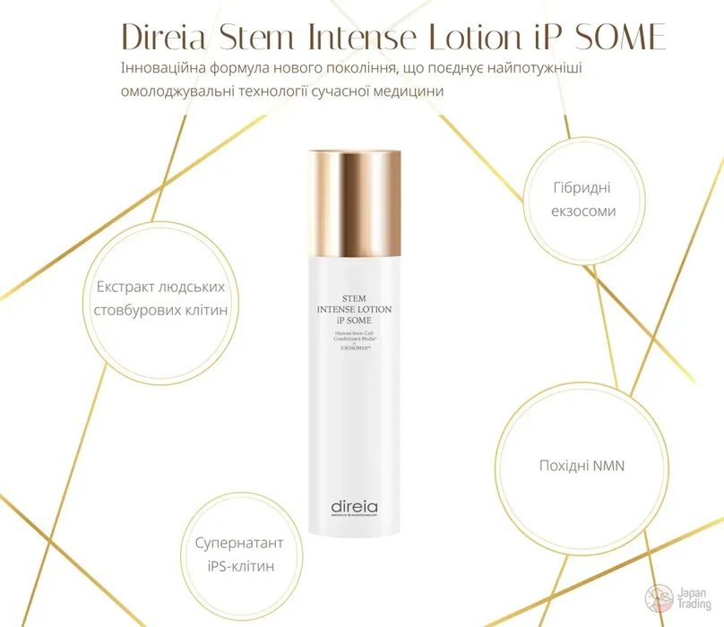 Direia омолаживающий лосьон для лица с экзосомами и стволовыми клеткам