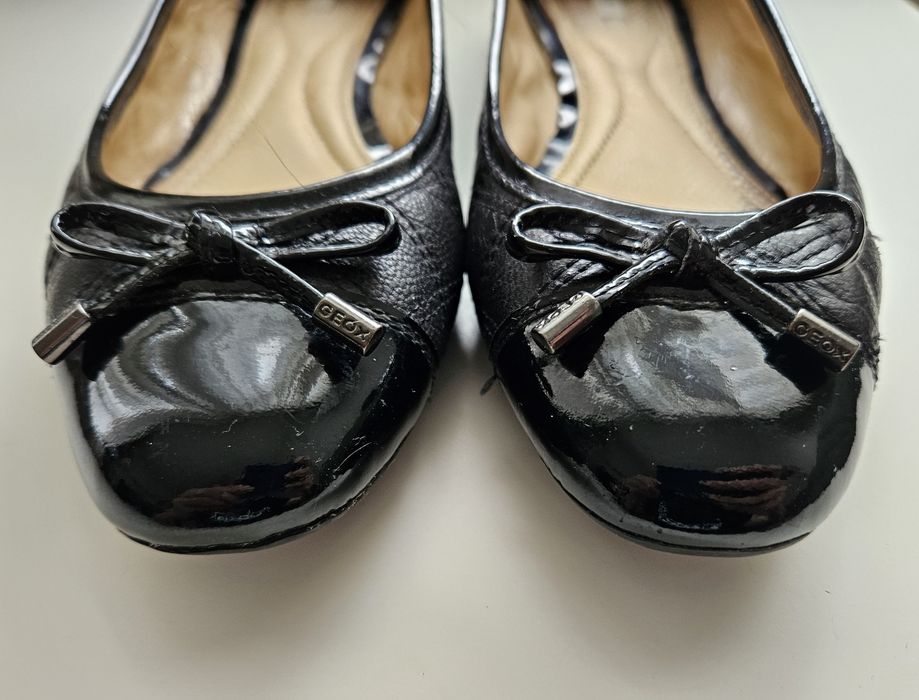Baleriny czarne Geox respira rozm 39.5