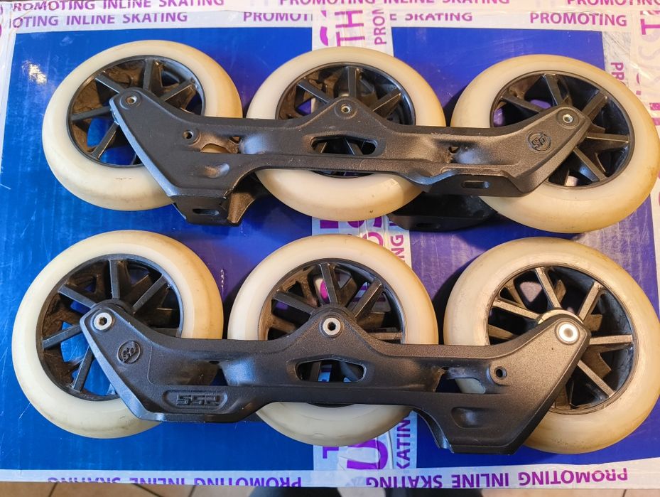 Szyny Powerslide Trinity 3x125 mm Koła Undercover Łożyska Abec 9