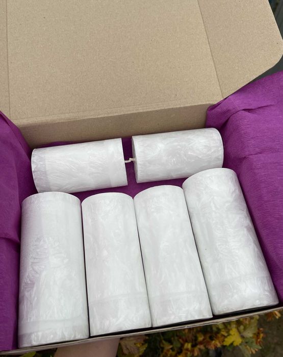 Натуральні свічки ручної роботи