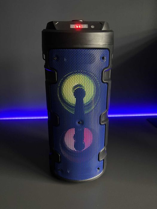 Głośnik Bluetooth SPEAKER ZQS4210 Kolumna z pilotem i paskiem na ramie