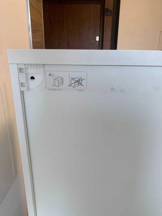 Szafa IKEA BESTA – biała, 2 korpusy + fronty + akcesoria