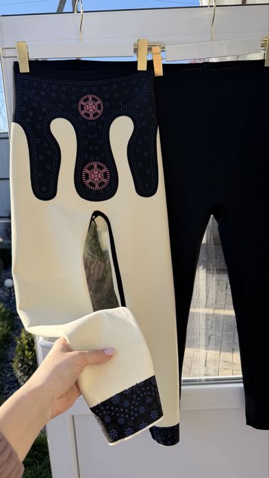 Лосини легінси з мембраною утяжка коригуючі лосіни на флісі