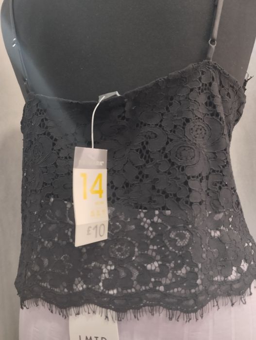 Nowy top koronka na ramiączkach Primark r.L/XL