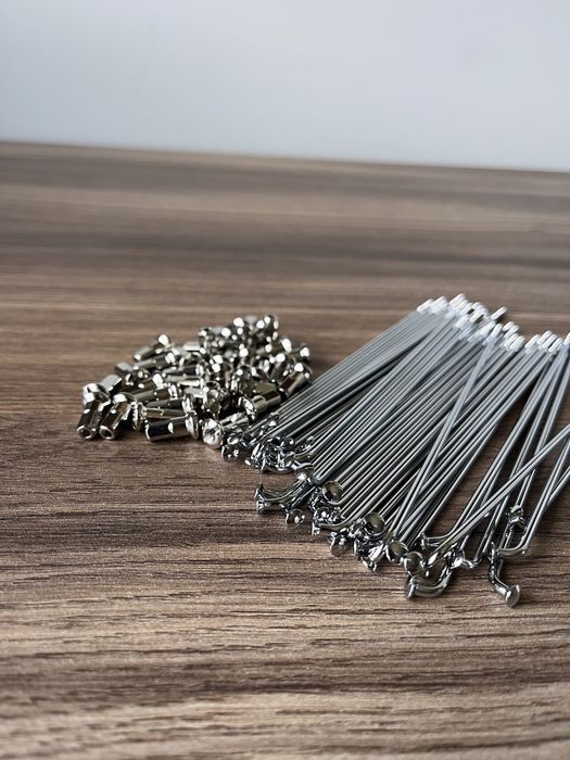 NOWY CZESKI komplet CHROMOWANYCH szprych szprychy JAWA 50 JAWKA