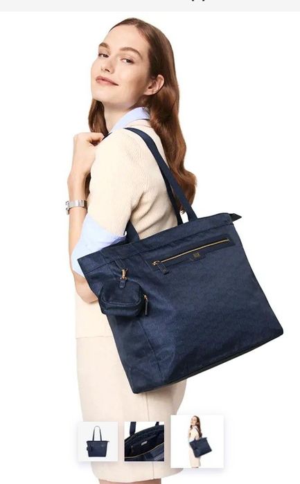 Сумка шопер синього кольору