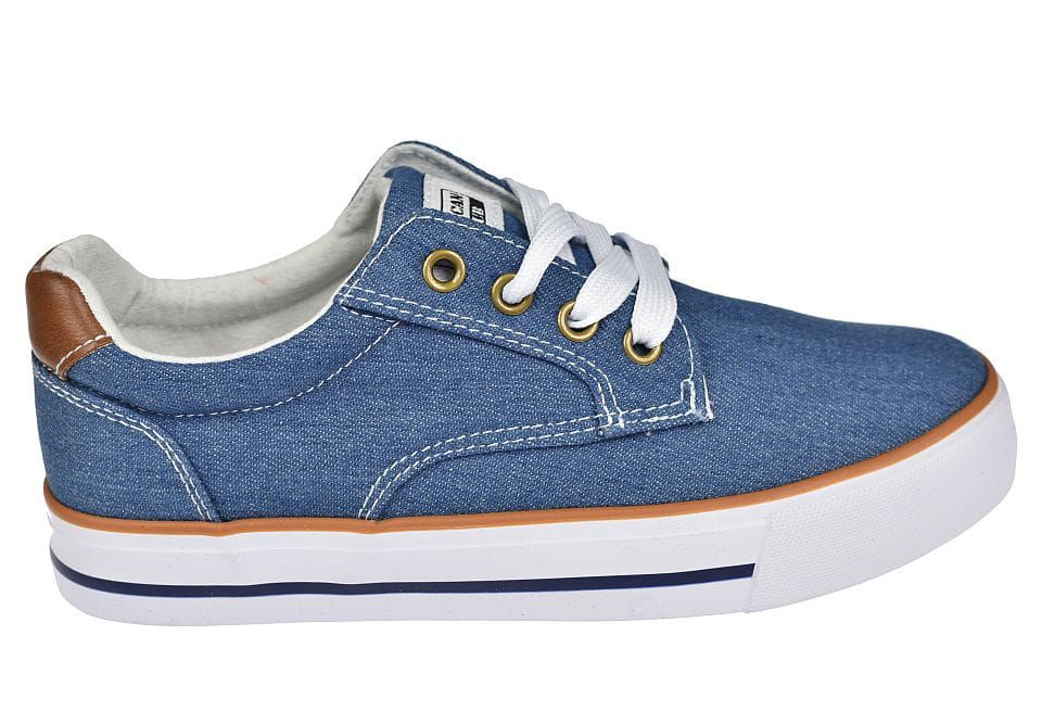 Trampki jeansowe LH124 sneakersy tenisówki lekkie rozmiar: 39