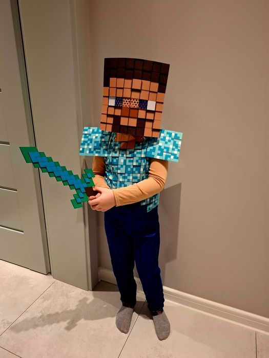 Kostium na bal przebierańców Minecraft, postać Steve