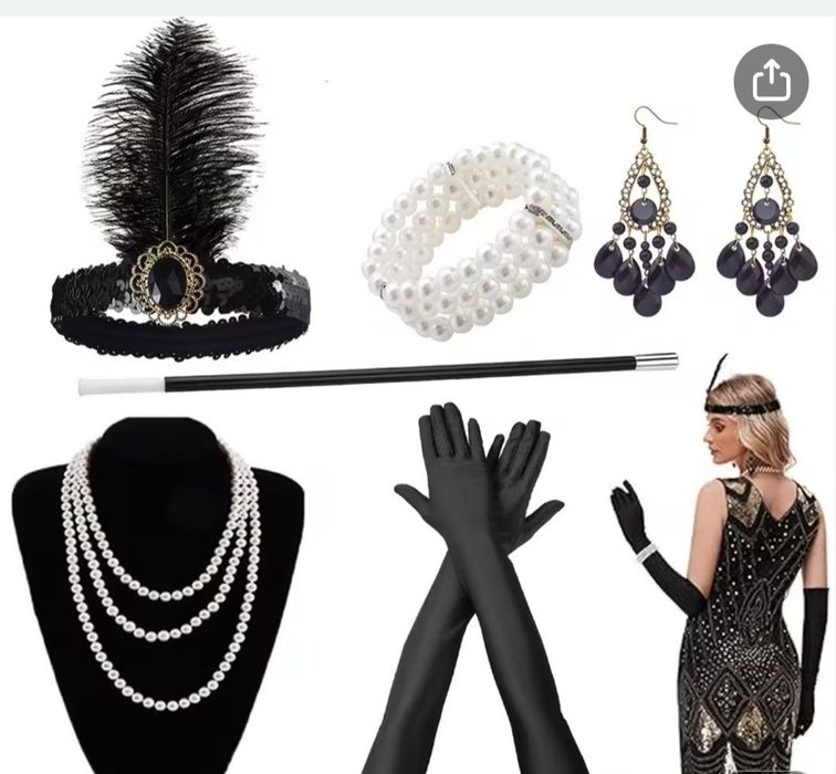 Стиль Гетсбі, гангстер вечірка, костюми