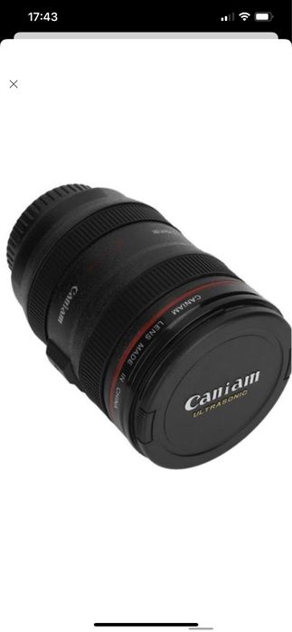 Термо чашка у вигляді обʼєктиву 480 мл