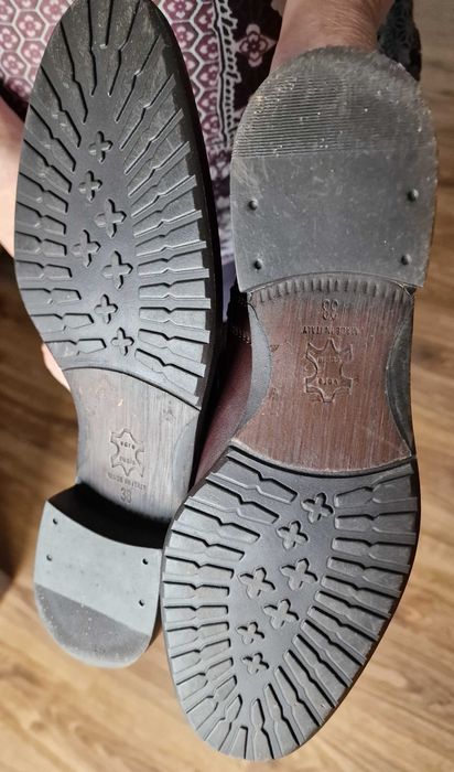 Kozaki skórzane damskie włoskie