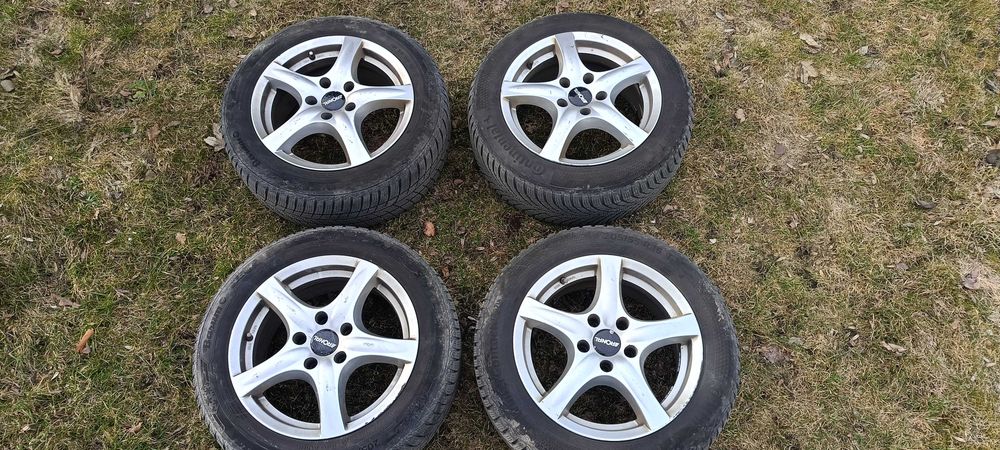 Felgi Ronal 16" 5x114.3 + zimówki Continental TS870 i Barum