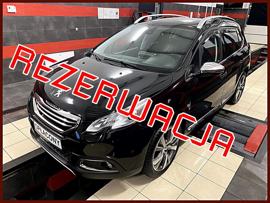 Peugeot 2008 ledy panorama pół-skóry nawigacja czujniki parkowania