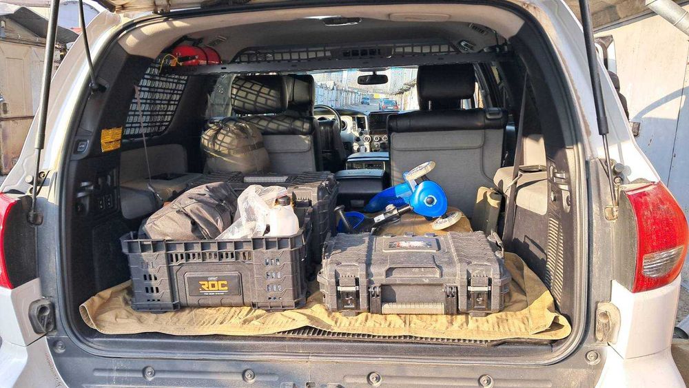 MOLLE-панелі на вікна Toyota Land Cruiser 200 / 100 XRoad Органайзер у багажник
