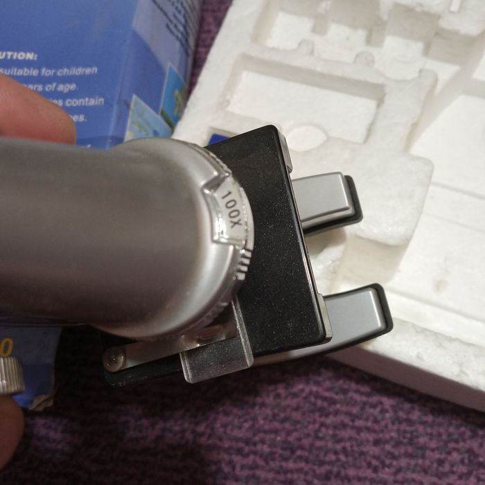 Детский микроскоп зум ,/х100