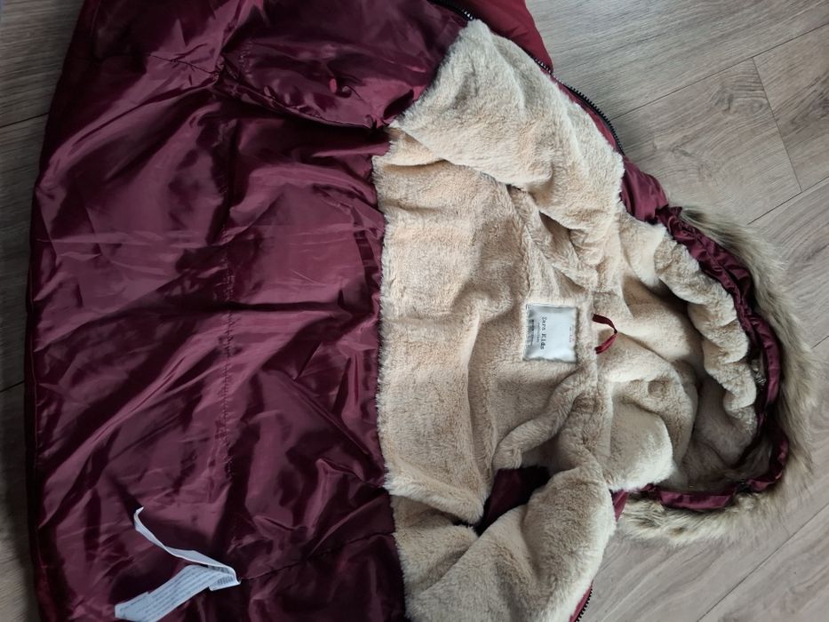 Płaszcz zimowy, kurtka pikowana Zara 116